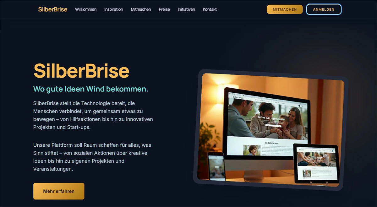 SilberBrise Webplattform